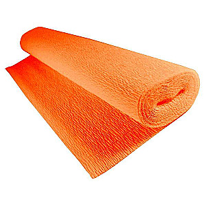 Crepe paper 50cm x 2.5m bright orange