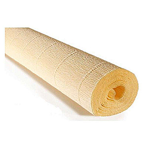 Crepe paper 50cmx2.5m pastel yellow