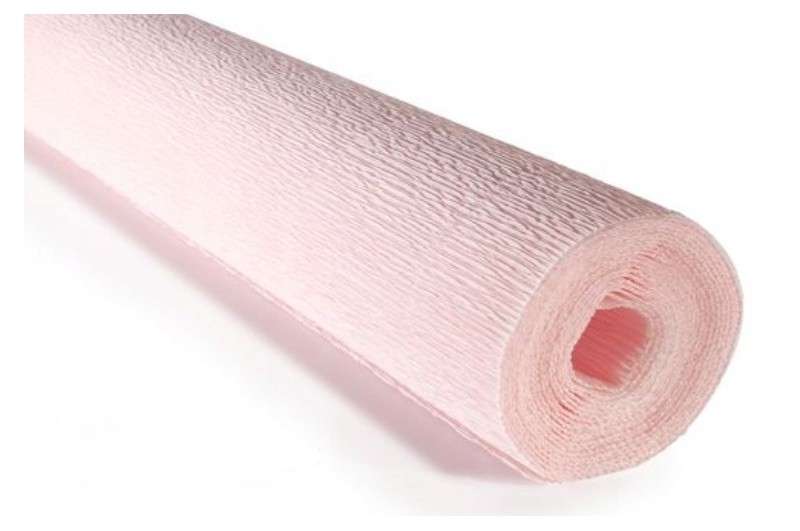 Crêpe paper 50cmx2.5m, light pink