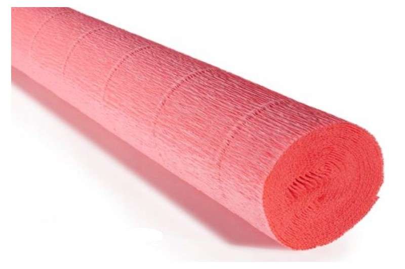 Crepe paper 50cm x 2.5m light pink