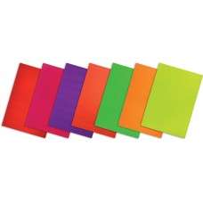 NEON corrugated cardboard, mix of 7 colors
