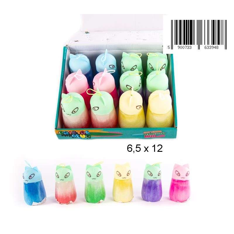 SLIME Jelly Mass Cat, in a 12 cm Jar Mix