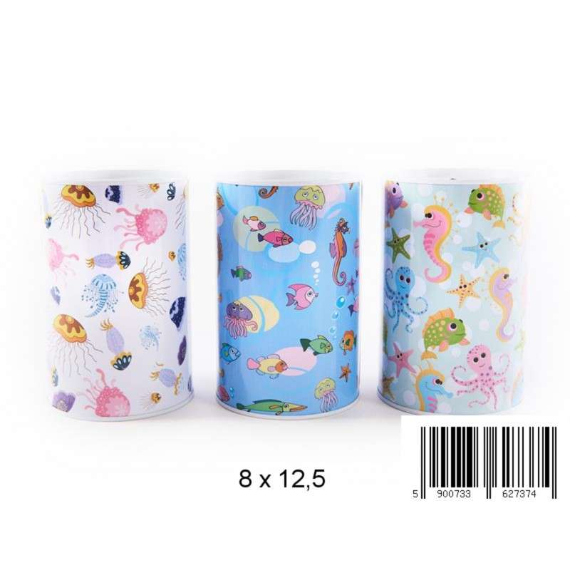 Piggy Bank - Sea Dwellers, Tin Can