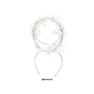 Headband with an angel halo, white