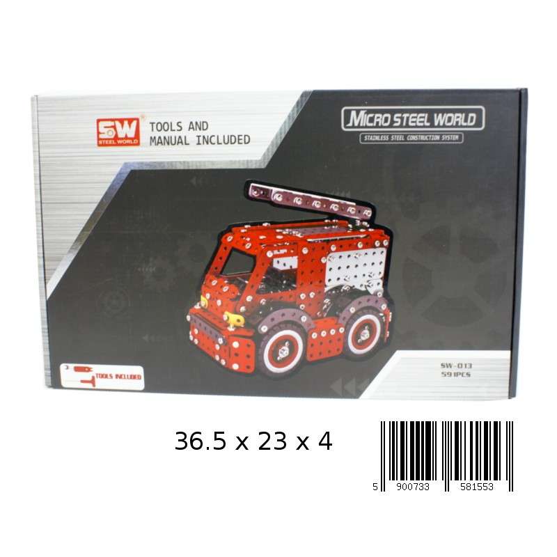 Metal Constructor 591pcs. SW Steel World