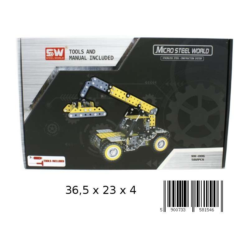 Metal Constructor 582 pcs.SW Steel World