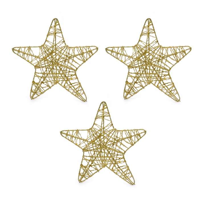 New Year Decor - Star, 3 pcs.