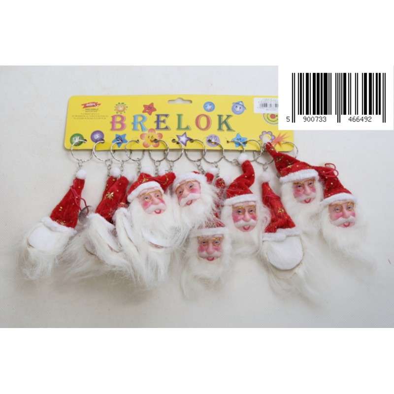 Keychain with Velcro - Santa Claus