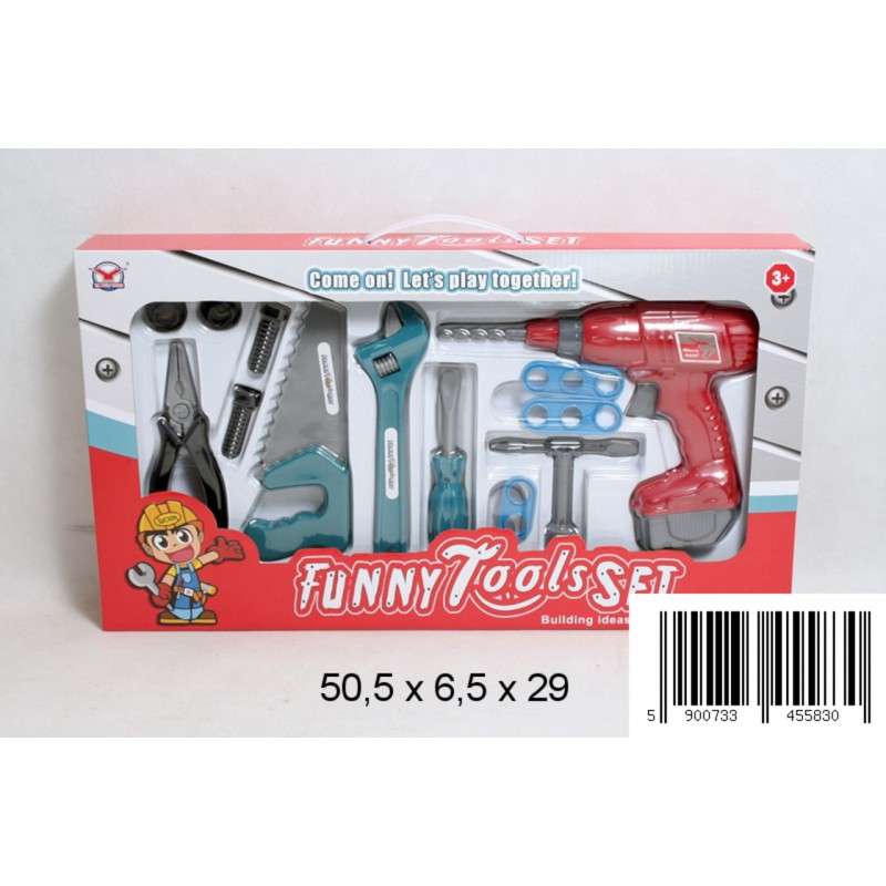 Toy Set - Work Tools, in a Box