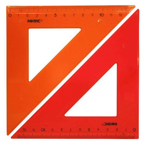 Triangle 12cm opaque colored