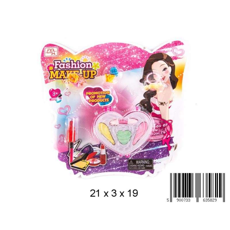 Cosmetic set with a hairpin and a ring, heart