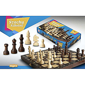 Board game - School chess 28x28cm, wooden