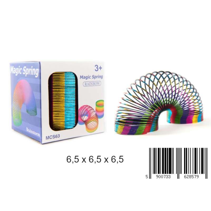 Spiral - Rainbow, metallic