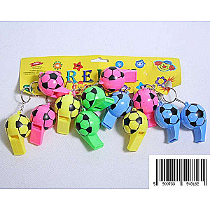 Keychain - Whistle Football Ball 1 pcs., mix