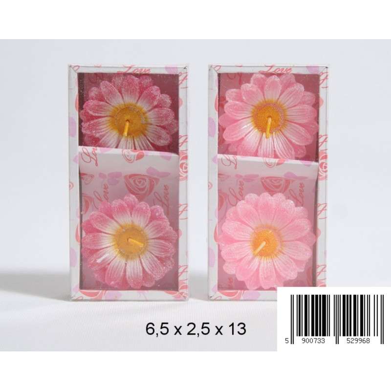 Candle Set - Chamomile, 2 pcs.