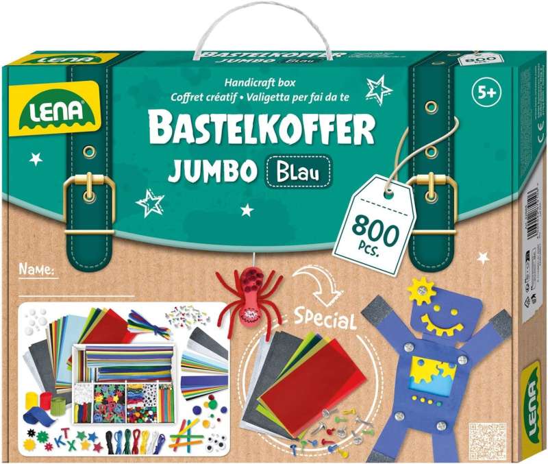 LENA Handicraft Box Jumbo Set, 800 pcs.