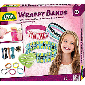 LENA Wrappy Bands Creative Set, Create Your Own Bracelet