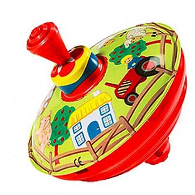 LENA Toy Spinning Top 13 cm. Little Ducks