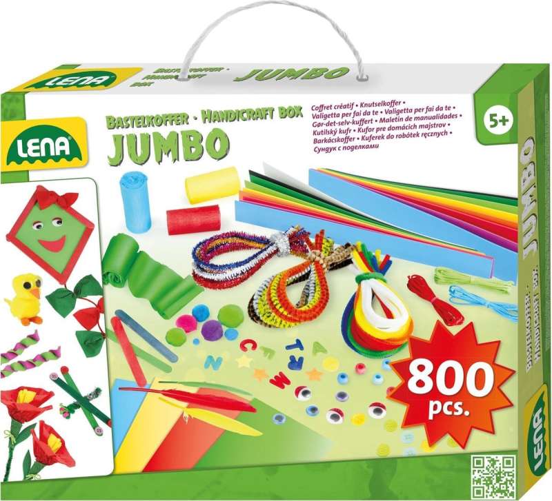 LENA Jumbo Creativity Set, 800 pieces