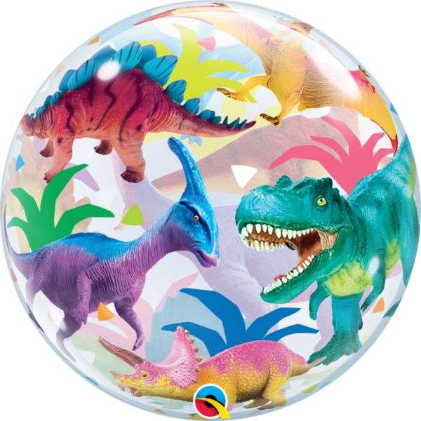 Folijas balons 22 Bubble Dinosauri