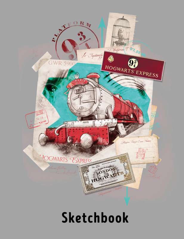 Sketchbook. Harry Potter. Platform 9 and 3/4 162x210 mm