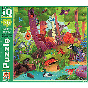 IQ Puzzle for Little Ones. 30 Pieces. Hide and Seek in the Forest 3+