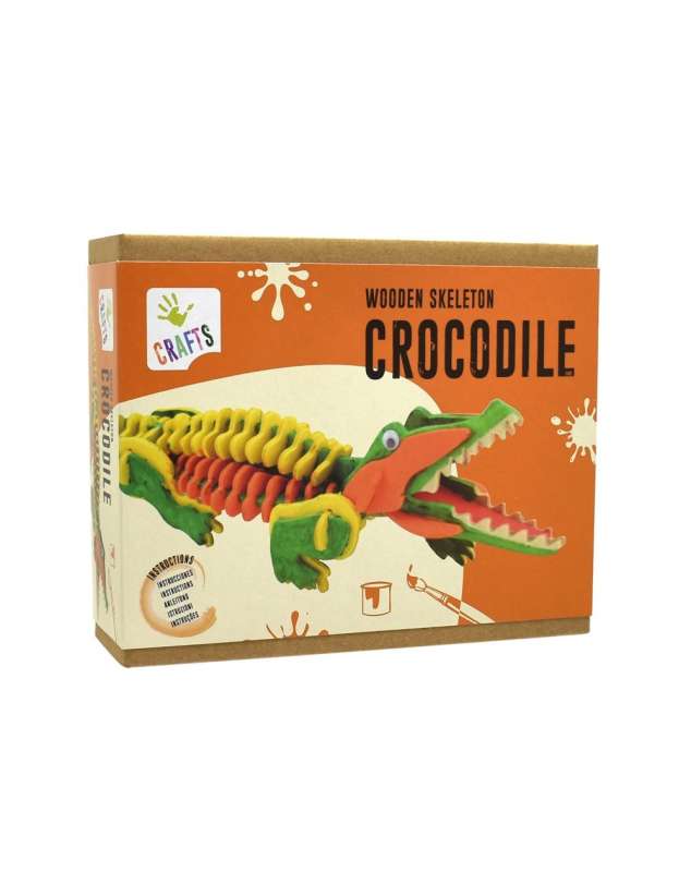 ANDREU Creative Set - Wooden Crocodile Skeleton