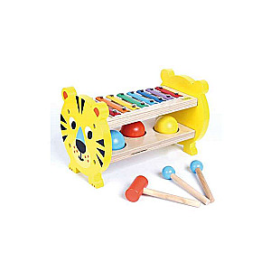 Toy ANDREU Xylophone and Hammer Tiger
