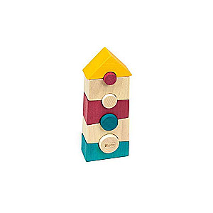 Developmental Wooden Toy ANDREU - Tower/Pyramid