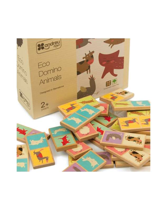 Board game - ANDREU - Eco Domino Animals