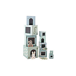 ANDREU Pyramid - Block Assembly with Wooden Figures