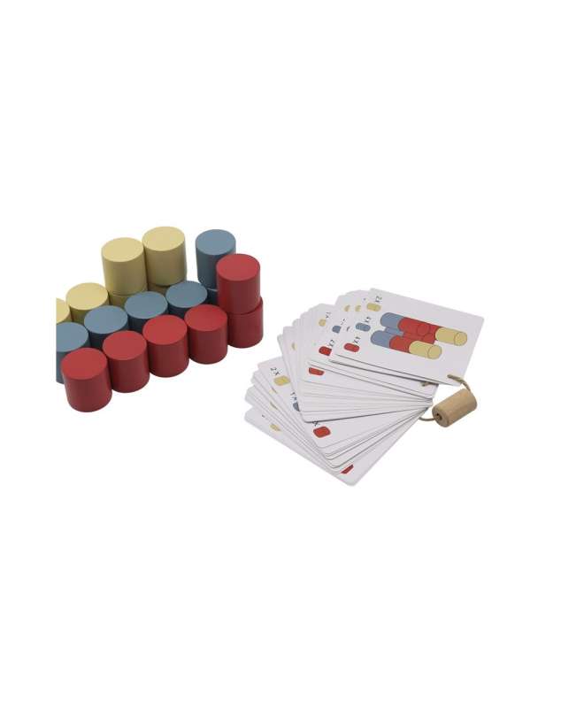 Developing game 3D ANDREU - Wooden cylinders