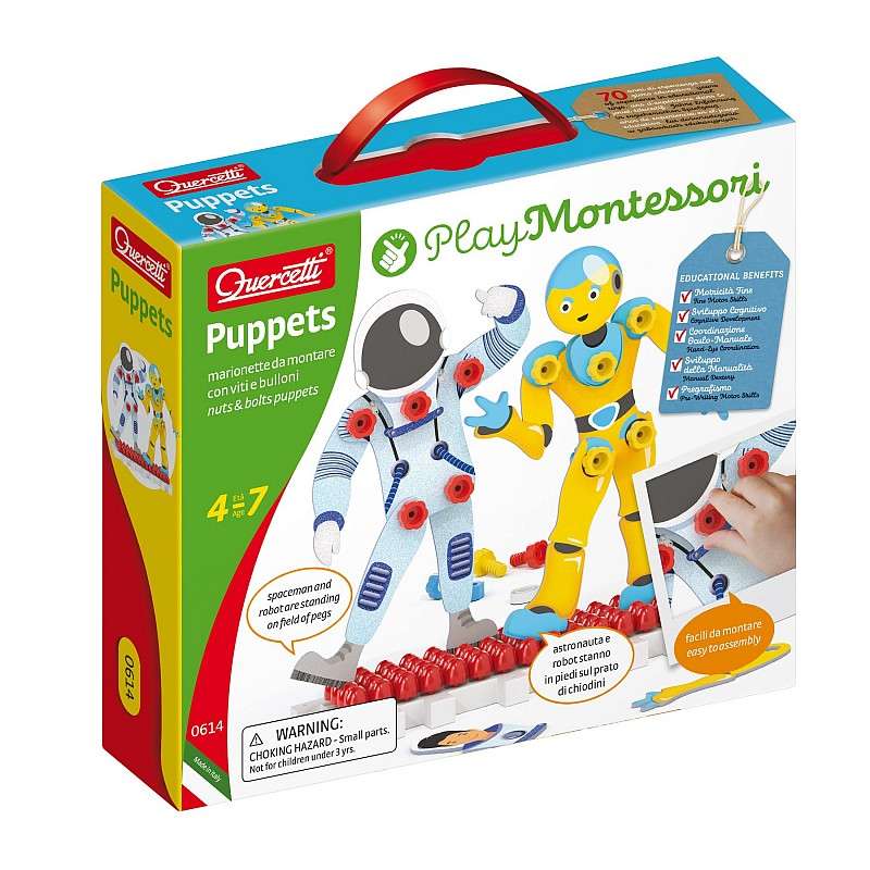 Toy set - Create figures 2 pcs. Quercetti