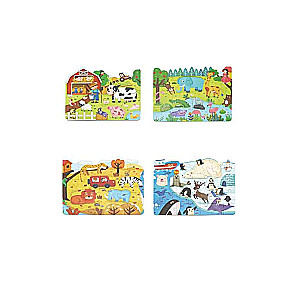 ANDREU Puzzle - four seasons of animals 4 in one