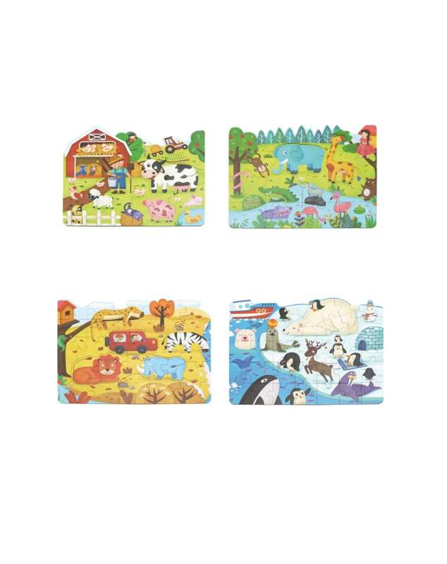 ANDREU Puzzle - four seasons of animals 4 in one