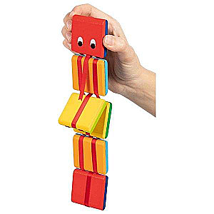 Wooden toy GOKI - magic rattling snake, 32cm