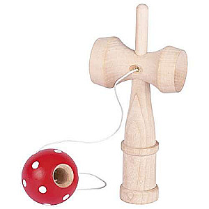 Wooden kendama GOKI, red