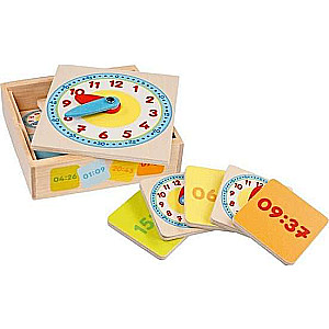 Wooden Toy GOKI - Learning to Tell Time