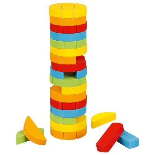 Wooden Toy GOKI - Logical Game Rotating Tower
