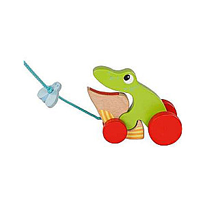 Push Toy GOKI Frog with Fly