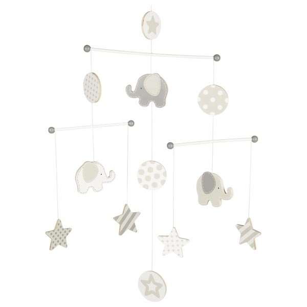 Hanging Carousel GOKI - Elephants and Stars
