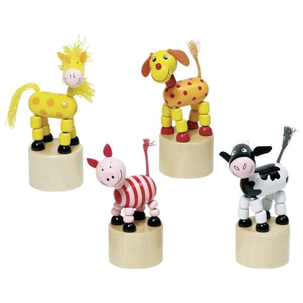 Wooden toy GOKI - dancing pets