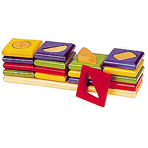 GOKI Developing Game - 4 Towers, a Sorting Game by Shape and Color