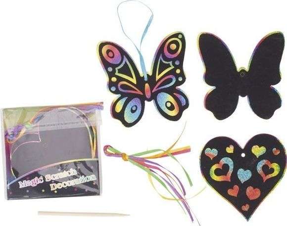GOKI Magic Scratch Rainbow Engraving Set, 6 pcs.