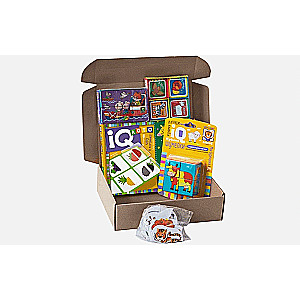 Package. From Santa Claus. 2-3 years. Basic set of IQ games