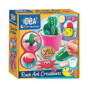 CLEMENTONI Rock Art Creativity Set Paint the Stones