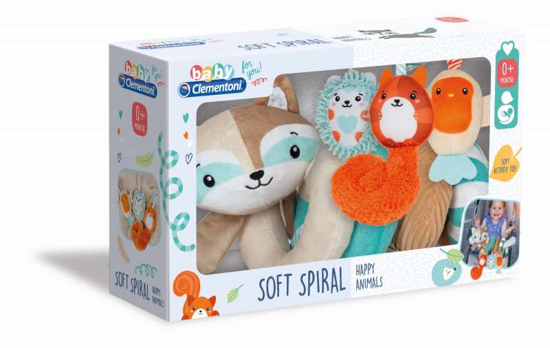 CLEMENTONI Spiral Toy Happy Animals