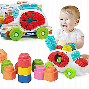 Winding Toy/Sorter CLEMENTONI Soft Clemmy Car