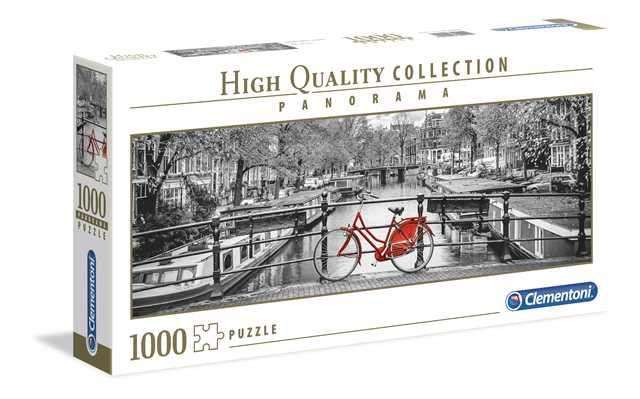 Puzzle 1000 CLEMENTONI PANORAMA AMSTERDAM BICYCLE