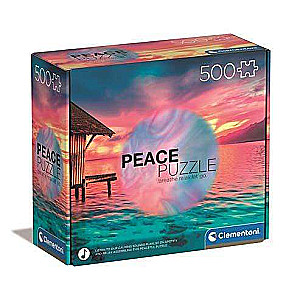 CLEMENTONI Puzzle 500 PEACE Living the Present